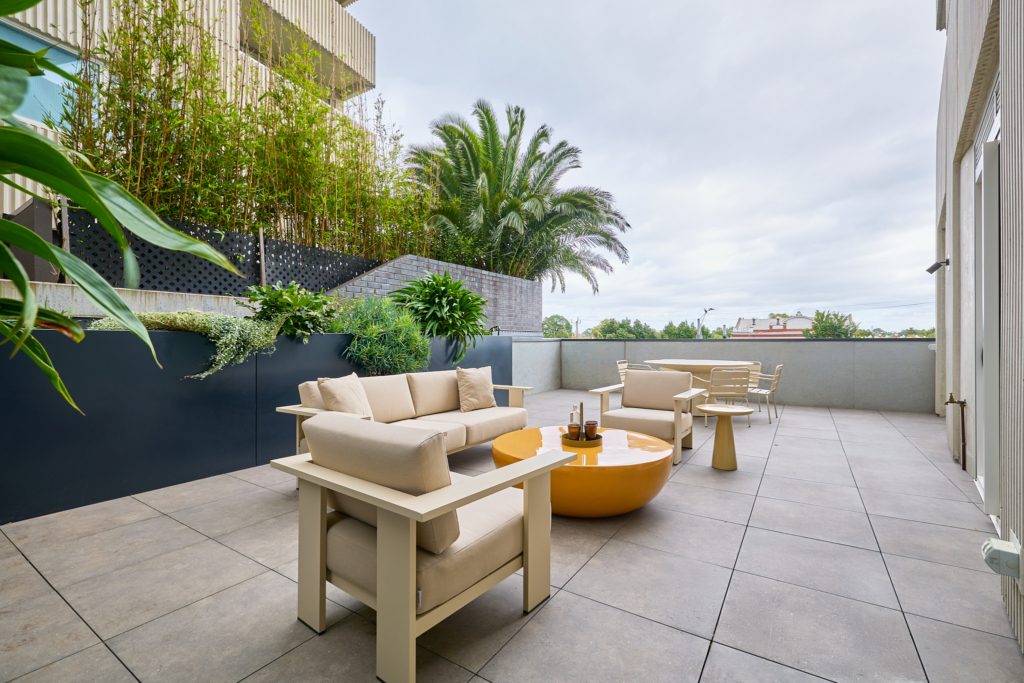 large terrace